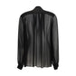 Lardini Black Viscose Blouse
