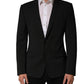 Dolce & Gabbana Dark Gray MARTINI Men Single Breasted Jacket