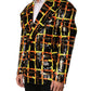 Dolce & Gabbana Multicolor Sequin Embellished Double Breasted Jacket