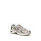 New Balance Beige Fabric Athletic Sneakers