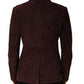 Dolce & Gabbana Brown Lamb Leather Double Breasted Jacket
