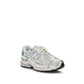 New Balance White Fabric Athletic Sneakers