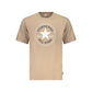Converse Beige Cotton Mens T-Shirt