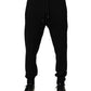 Dolce & Gabbana Black Cotton Jogger Men Sweatpants Pants
