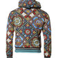 Dolce & Gabbana Multicolor Printed Hooded Sweatshirt Sweater