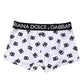 Dolce & Gabbana White DG Logo Print Regular Boxer Underwear