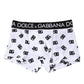 Dolce & Gabbana White DG Logo Print Regular Boxer Underwear