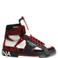 Dolce & Gabbana Multicolor Leather High Top Sneakers Shoes