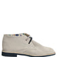 Pollini Gray Suede Chukka Lace Up Men Ankle Boots Light