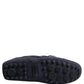 Dolce & Gabbana Navy Blue Suede Leather Tassel Loafers Shoes