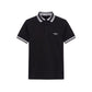 Baldinini Trend Black Cotton Men Polo