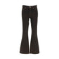 7FOR Black Cotton Bootcut Jeans