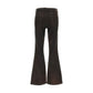 7FOR Black Cotton Bootcut Jeans