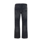 R13 Black Cotton Boyfriend Jeans
