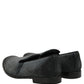 Dolce & Gabbana Blue Suede Slip On Men Slippers Loafers Shoes