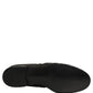 Dolce & Gabbana Black Suede Slip On Men Slippers Loafers Shoes