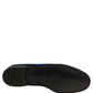 Dolce & Gabbana Blue Suede Slip On Men Slippers Loafers Shoes