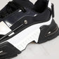 Dolce & Gabbana White Black Logo Airmaster Men Sneakers Shoes