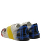 Dolce & Gabbana Multicolor New Roma Paint Sneakers Men Shoes