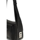 Ferragamo Black Calf Leather Bos Taurus Shoulder Bag