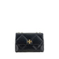 Tory Burch Black Lamb Ovis Aries Shoulder Bag