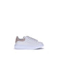 Alexander McQueen White Calf Leather Bos Taurus Platform Sneakers