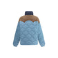 MARBELL Blue Polyamide Full-Length Jacket