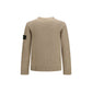 Stone Island Beige Wool Oves Aries Sweatshirt