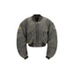 Rick Owens Gray Nylon Bomber
