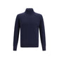Aragona Cashmere Blue Cashmere Turtleneck