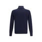 Aragona Cashmere Blue Cashmere Turtleneck