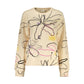 Desigual Pink Cotton Women Sweatshirt