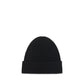 Maison Kitsuné Black Wool Oves Aries Beanie
