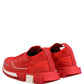 Dolce & Gabbana Red SORRENTO Sport Stretch Men Sneakers Shoes