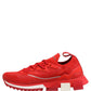 Dolce & Gabbana Red SORRENTO Sport Stretch Men Sneakers Shoes