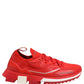 Dolce & Gabbana Red SORRENTO Sport Stretch Men Sneakers Shoes