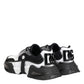 Dolce & Gabbana White Black Logo Airmaster Men Sneakers Shoes