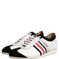 Dolce & Gabbana White Leather Japan Low Top Sneakers Shoes