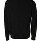 Dolce & Gabbana Black Wool DG Logo Men Crew Neck Sweater