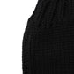 Dolce & Gabbana Black Cashmere Knitted Ribbed Cuff Beanie Hat