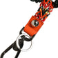 Dolce & Gabbana Multicolor Raffia Leather Clasp Finder Chain Keyring