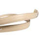 Dolce & Gabbana Beige Embossed Leather Gold Buckle Belt Strap Bracelet