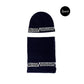 Armani Exchange Blue Marabou Scarf