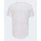 Only & Sons White Cotton T-Shirt