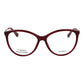 Max & Co Burgundy Stainless Steel Glasses (Frames)