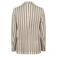 Roberto Pepe Luxury Beige Cotton Men Jacket