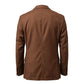 Roberto Pepe Luxury Brown Viscose Men's Jacket