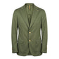 Roberto Pepe Luxury Green Cotton Men Jacket