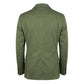 Roberto Pepe Luxury Green Cotton Men Jacket