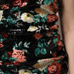 Dolce & Gabbana Black Floral Sequin Sleeveless Sheath Dress